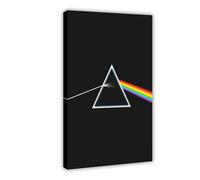zxjwcm Stampa artistica da parete su tela, motivo Dark Side Of The Moon, per soggiorno e camera da letto, cornice decorativa, 30 x 45 cm