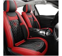 ZXKYLFFF Car Seat Covers Fit For Astra K/Astra K Sport Tourer/Astra L/Antara/Ampera/Zafira Life/Zafira A/Zafira B Leather Front and Rear Seat Covers Protect The Interior,Black and Red