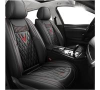 ZXKYLFFF Car Seat Covers Fit For Astra K,Astra L,Calibro Cascata,Corsa B C D E F,Corsa-e F,Crossland,Crossland X,Frontera A B Leather Front and Rear Seat Covers Protect The Interior,Black