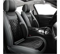 ZXKYLFFF Car Seat Covers Fit For Astra K,Astra L,Calibro Cascata,Corsa B C D E F,Corsa-e F,Crossland,Crossland X,Frontera A B Leather Front and Rear Seat Covers Protect The Interior,Grey