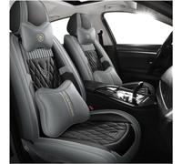 ZXKYLFFF Car Seat Covers Fit For Grandland X/Grandland/Crossland X/Crossland/Corsa B/Corsa C/Corsa D/Corsa E/Corsa F Leather Front and Rear Seat Covers Protect The Interior,Grey Luxury