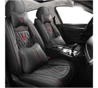 ZXKYLFFF Car Seat Covers Fit For Grandland X/Grandland/Crossland X/Crossland/Corsa B/Corsa C/Corsa D/Corsa E/Corsa F Leather Front and Rear Seat Covers Protect The Interior,Black Luxury