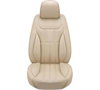 ZXKYLFFF Coprisedili per auto adatti per Chevrolet HHR 2000-2023 in pelle impermeabile a 5 posti cuscino protegge il coprisedile, beige
