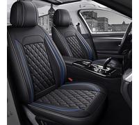 ZXKYLFFF Coprisedili per auto adatti per Ford Mustang GT Expedition Edge Puma Bronco Sport Maverick Mondeo Focus Flex in pelle impermeabile 5 posti cuscino protegge il sedile, blu