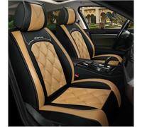 ZXKYLFFF Coprisedili per auto adatti per Renault Captur I 2014 2015 2016 2017 2018 in pelle impermeabile a 5 posti cuscino protegge il sedile, beige