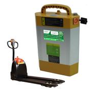 ZXLLAFT 24 V 48 V Batteria al Litio Senza Can 20 Ah Batteria Carrello elevatore Elettrico per CBD15JLI2 Batterie di Ricambio per transpallet Elettrico CBD20JLI2,24v28ah Square