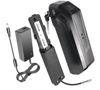 ZXLLAFT Batteria agli ioni litio 36V 10,4Ah 17Ah 12Ah Batteria agli ioni litio 48V 15Ah 10,4Ah Batteria agli ioni litio per motori 250 W a 750 W con caricabatterie,Bullet 48v10.4ah