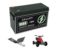 ZXLLAFT Batteria al Litio a Ciclo Profondo 12 V Batteria LiFePO4