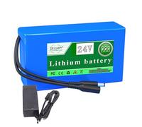 ZXLLAFT Batteria al Litio Ricaricabile da 24 V, 6000 mAh, 9000 mAh, 12000 mAh, 15000 mAh, Adatta per Illuminazione Solare, Batteria di Alimentazione Mobile con Caricabatterie,24v9000mah