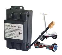 ZXLLAFT Batteria di Ricambio per Auto da Drifting a Doppia Ruota, 36 V, 2400 mAh, 4400 mAh, per monopattini elettrici e Tavole da bilanciamento,36v4400mah