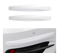ZXLZHGS Protezione Paraurti per Auto, Compatibile con Audi Q4 e-Tron Q3 Sportback, Protezione Posteriore Anteriore Antiurto Bumper Anticollisione,White