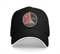 ZXMDJHJ Berretto da Baseball da Uomo Lavato Cosmonaut Mission Badge Trucker Snapback Caps Cappello da papà Cappelli da Golf russi URSS CCCP