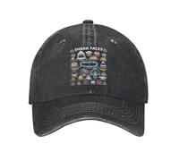 ZXMDJHJ Berretto da Baseball Lavato Ocean Life Sea Whale Dolphin Beach Anni ' 90 Vintage Graphic Summer Trucker Cappello per Le Donne Uomini Street Baseball Caps