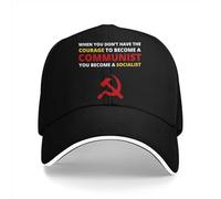 ZXMDJHJ Berretto da Baseball Politico Comunista Cappelli da Uomo Donne Visiera Protezione Snapback Russo URSS CCCP Caps