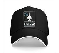 ZXMDJHJ Cappelli da papà di Colore Puro Mig 21 Fishbed Cappello da Uomo da Combattimento Russo con Visiera Parasole Cappellini da Baseball Cappellino con Visiera CCCP dell'URSS Russa