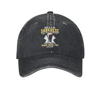ZXMDJHJ Ciao Oscurità Mio Vecchio Amico Sono Venuto A Bere con Te Sole Berretto da Baseball Donne Logo Trucker Cappello Tennis Skate Cappellini da Baseball