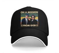 ZXMDJHJ in Missione da Dio Cappellini da Baseball Vintage cap con Visiera The Blues Brothers Cappelli Parasole per Uomo Donna