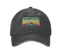 ZXMDJHJ Parapendio Vele sulle Montagne Berretto da Baseball per Uomo Donna Regalo Regolabile per Parapendio Paramotore Amante papà Cappello Performance