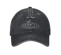 ZXMDJHJ STO Bene Come Il Pollice in su della Mano sulla Superficie dell'Acqua Berretto da Baseball del Sole Femmina Maschio Lavato Cappelli Hip Hop da Corsa Hip Hop Berretti da Baseball Hippie