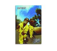 ZXMKH Poster applicabili a ASAP ROCKY tela pittura a olio pittura decorativa arte poster da appendere casa soggiorno camera da letto sala da pranzo parete 12 x 18 pollici (30 x 45 cm) senza cornice