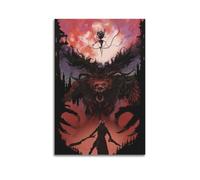 ZXMKH Poster applicabili a pittura a olio su tela con maledizione del sangue, poster da appendere, per casa, soggiorno, camera da letto, sala da pranzo, 40 x 60 cm, senza cornice