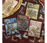 ZXMNBH 20 Pz/pacco Carta di Praga per Scrapbooking Kit Junk Journaling Forniture Diari Media Diario Planner Collage Carta Abbellimenti Set Artigianato di Carta