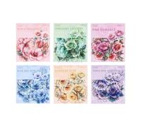 ZXMNBH 30 pz/pacco Rosa di Sole Adesivi PET per Scrapbooking Kit Impermeabile Trasparente Adesivo Junk Journaling Forniture Diario Planner Collage Laptop Artigianato di Carta