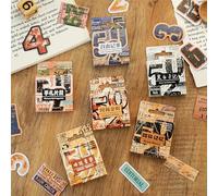 ZXMNBH 46 Pz/confezione Frammenti di Note Carta per Scrapbooking Kit Junk Journaling Forniture Diari Media Diario Planner Collage Carta Abbellimenti Set Artigianato di Carta
