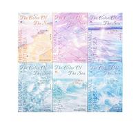 ZXMNBH Confezione da 10 adesivi in PET rosa a pois per kit di scrapbooking impermeabile adesivo trasparente spazzatura forniture diari diario planner collage computer portatile artigianato di carta