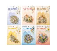 ZXMNBH - Confezione da 15 adesivi girasole, stella del mattino, rugiada per animali domestici, kit di scrapbooking, adesivo trasparente impermeabile, forniture per il diario, diario planner