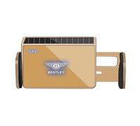 ZXNMCB 2025 Upgrated 360° di Rotazione Supporto Telefono Auto per Bentley Arnage, con Rilascio con Un Clic, Stabile Multifunzionale,D Brown