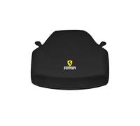 ZXNMCB Copertura per Auto da Interno per Ferrari Dino 246 GT/246 GTS 1969-1974 Stretch Cotton, Traspirante Elasticizzato Copriauto per Auto Show Styling Copertura,B Black-2 Thick