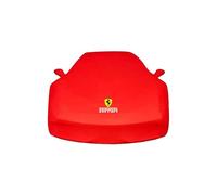 ZXNMCB Copertura per Auto da Interno per Ferrari Dino 246 GT/246 GTS 1969-1974 Stretch Cotton, Traspirante Elasticizzato Copriauto per Auto Show Styling Copertura,A Red-2 Thick