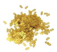 Zxpjkyu 100 Pezzi Stelline Glitterate Paillettes Confetti Decorative Toppe Tessuto Fai da Te Applicazione Brillante Adatte per Matrimonio Compleanno