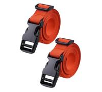 Zxpjkyu 2 Pezzi Cinghie per Borsa Da Golf, Porta-frusta, Portatile, di Ricambio, 39 Pollici, in Nylon, per Fissaggio di Bagagli, Orangina