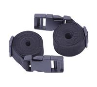 Zxpjkyu 2 Pezzi Cinghie per Borsa Da Golf, Porta-frusta, Portatile, di Ricambio, 39 Pollici, in Nylon, per Fissaggio di Bagagli, Nero