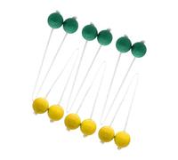 Zxpjkyu 6 Palline da Lancio a Mm, per Giochi da Giardino, da Esterno, per Il Lancio di Palline da Golf, per, di Gruppo, Barbecue, Giallo Verde