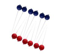 Zxpjkyu 6 Palline da Lancio a Mm, per Giochi da Giardino, da Esterno, per Il Lancio di Palline da Golf, per, di Gruppo, Barbecue, Blu Rosso