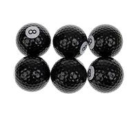 Zxpjkyu Accessori da Golf: Set da 6 Palline da Golf in Gomma, Palline da Allenamento E da Pratica, Palla da Biliardo