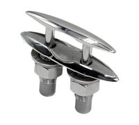 Zxpjkyu Bitte di Montaggio a Boccola per Barche, Bitte di Banchina, Professionali, Lucidate a Specchio, Facili da Montare, Universali, Rimovibili, 125mm 5inch