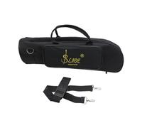 Zxpjkyu Borsa per Tromba, Custodia per Tromba, Tessuto Oxford, Morbida Imbottitura, Cerniere con Tracolla, Custodia per Bocchino, Valvola, Olio, Telefono