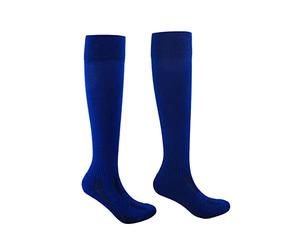 Zxpjkyu Calzini da Scherma per Uomo, Calze Protettive da Scherma in Fibra, Lunghe, Spesse sopra Il Ginocchio, Calzini da Scherma per Bambini, Adolescenti, ADU, Blu, io