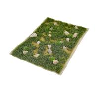 Zxpjkyu Ciuffi D'erba Modello Mini Paesaggio Diorama Ornamenti Gruppi di Vegetazione Artificiale Modello di Erba in Miniatura per 1:35 1:64 1:72 1:87, Verde Estivo