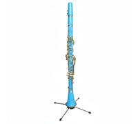 Zxpjkyu Clarinetto Bb Studente 17 Tasti Strumento Musicale Preciso Ottima Risposta Semplice Utilizzo Pratico per Musicisti Junior Prove Orchestrali Concertini, Celeste