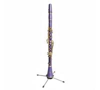 Zxpjkyu Clarinetto Bb Studente 17 Tasti Strumento Musicale Preciso Ottima Risposta Semplice Utilizzo Pratico per Musicisti Junior Prove Orchestrali Concertini, Viola