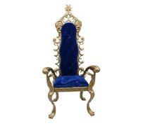 Zxpjkyu Doll Seating Unit Poltrona per Bambole Trono Miniatura Sedia Decorativa Ad Effetto Elegante in Plastica Velluto Adatta per Fotografia Esposizioni Collezionismo