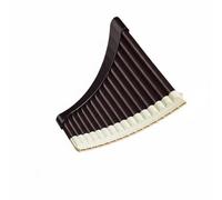 Zxpjkyu Flauto Musicale Pan Flute Strumento a Fiato Ornamentale con Bocchino Progettato per Comodità E Facilità d'Uso Materiale Resistente Adatto per Lezioni di Musica Personale, Nero