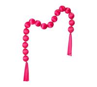 Zxpjkyu Ghirlanda di Palline di Schiuma, Fatta a Mano, Decorazione Murale Liscia, Elegante Striscione di Palline di Schiuma, Da Appendere Alla Parete per Nata, Rosa