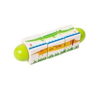 Zxpjkyu Gioco di Costruzioni Interattivo Genitore-Figlio, con Blocchi Che Stimolano Il Pensiero, Ideale per Lo Sviluppo dei Bambini E Come Regalo di Compleann, Verde Animale