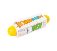 Zxpjkyu Gioco di Costruzioni Interattivo Genitore-Figlio, con Blocchi Che Stimolano Il Pensiero, Ideale per Lo Sviluppo dei Bambini E Come Regalo di Compleann, Giallo Animale